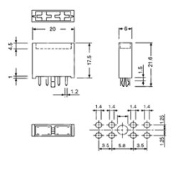 Sikringsholder for flade autosikringer