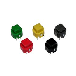 TRYKTAST 1pl FIRKANT SORT OFF-(ON) 32VDC/0.1A