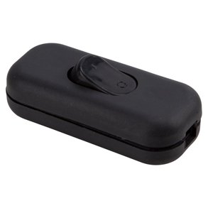 GENNEMGANGSAFBRYDER for NETLEDNING SORT 230V/2A