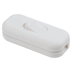 GENNEMGANGSAFBRYDER for NETLEDNING HVID 230V/2A