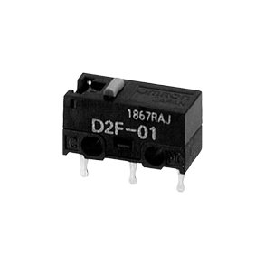 MICROSWITCH uden ARM 0.1A 30VDC D2F01 PCB TERMINALER