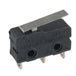 MICROSWITCH med ARM 5A 125/250VAC 3.2mm TERMINALER