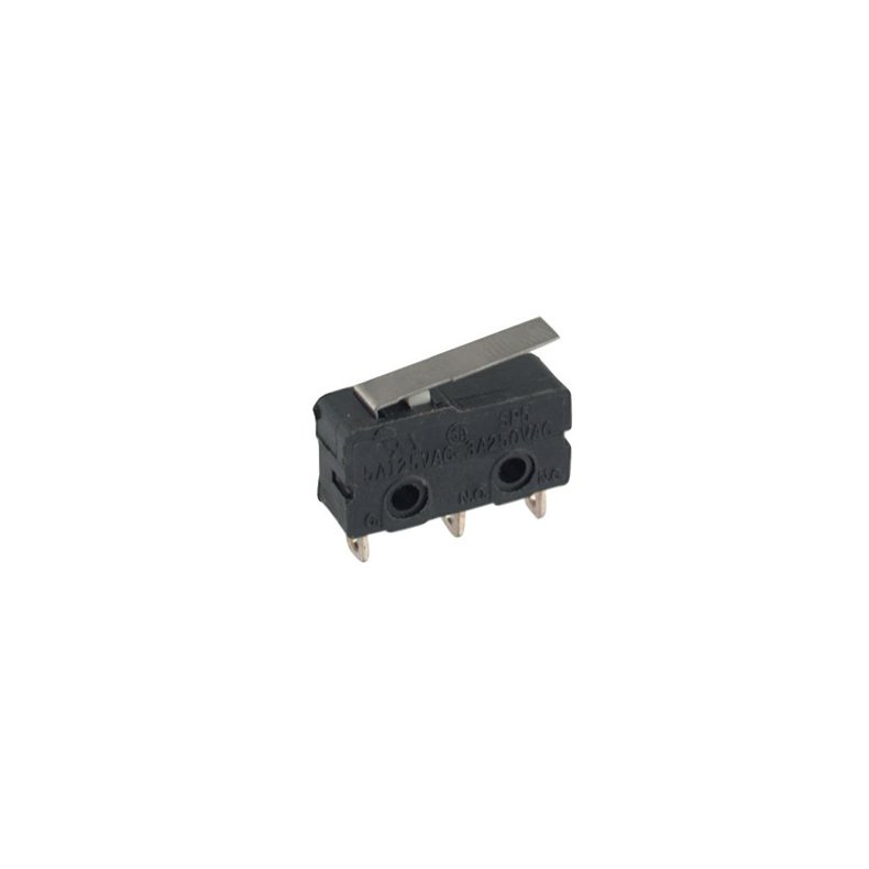 MICROSWITCH med ARM 5A 125/250VAC 3.2mm TERMINALER