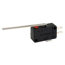 MICROSWITCH med ARM 5A 125/250VAC 4.8mm TERMINALER