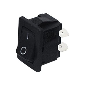 Vippeafbryder 1pl on-off SPST 250V/10A montagehul 19x12.9mm