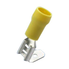 PIGGYBACK KABELSKO 6.3x0.8mm 4.0-6.0mm GUL