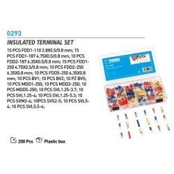 Fervi Kabelskosortiment 200stk. assorteret