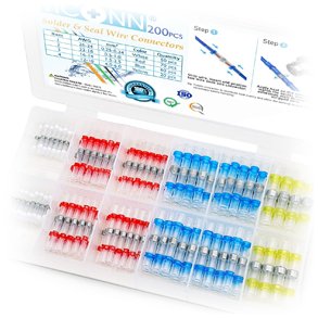 LEDNINGSSAMLER m. TIN OG KRYMP SORTIMENT 200stk.