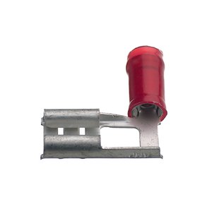 KABELSKO HUN VINKEL 6.3x0.8mm 0.5-1.5mm RD