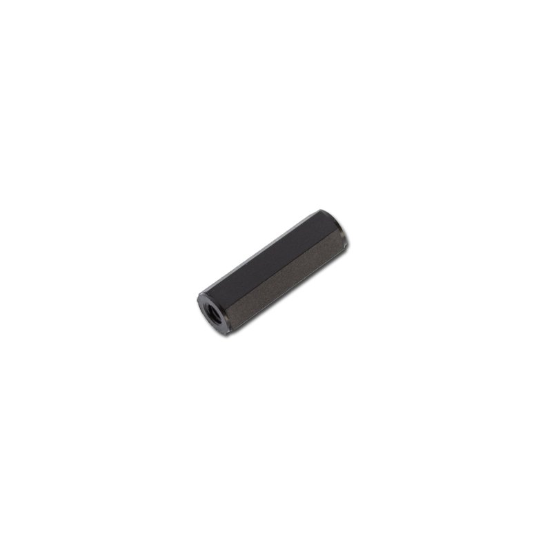 Spacer bolt M3x25mm internal/internal thread glass filled polyamid black