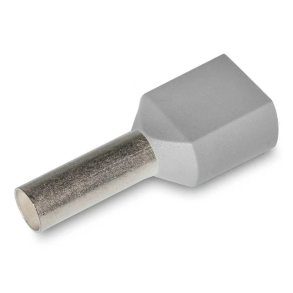 Terminalrr tvilling isoleret 4.00mm gr