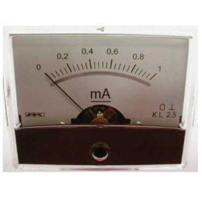 PANELMETER 60x46mm 1mA DC   (Ri 200R)