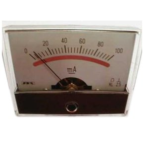 PANELMETER 60x46mm 100mA DC (Ri >1R)