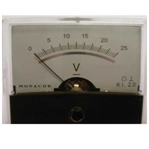 PANELMETER 60x46mm   25V DC (Ri 25K)