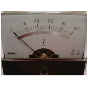 PANELMETER 60x46mm  100V DC (Ri 100K)