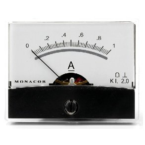 PANELMETER 110x83mm 1A DC