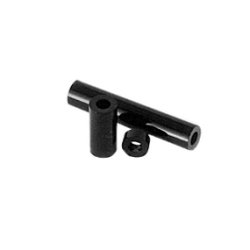 AFSTANDSRR SORT PVC L=10mm 7 3.6