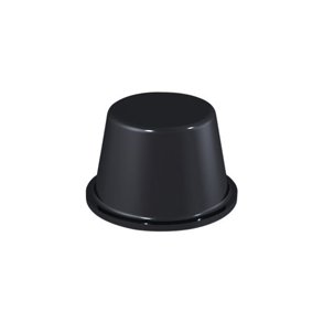 SELVKLBENDE FOD =16.5mm x 10.2mm SORT POLYURETAN (1 ark=40stk)