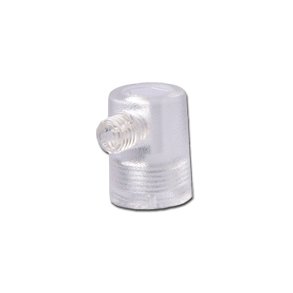 KLEMNIPPEL TRANPARENT m. INDVENDIG GEVIND