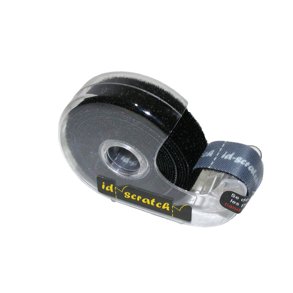 VELCROBND SORT 20mm x 2.5m i DISPENSER