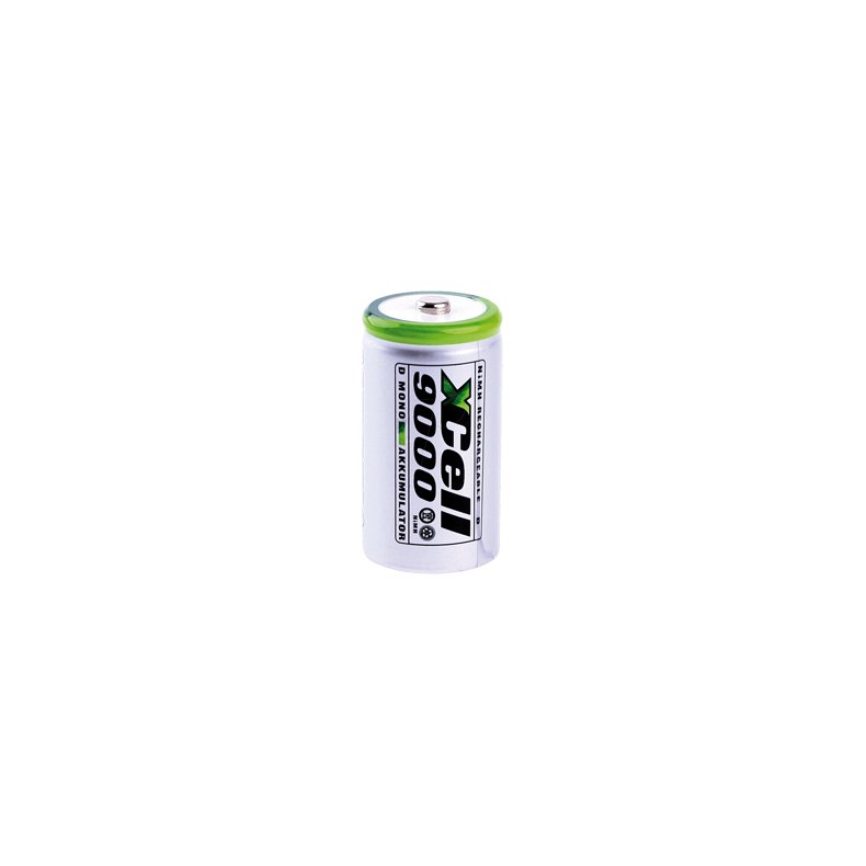 NiMh D LR20 1.2V 9000mAh GENOPLADELIGT BATTERI 34.2xL61.5mm