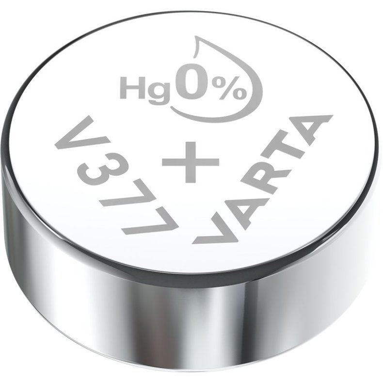 KNAPCELLE BATTERI 377/SR626SW 30mA 6.8xH2.6mm
