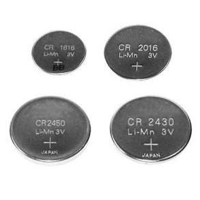 LITHIUM KNAPCELLE 3V/30mAh CR1025 BATTERI 10xH2.5mm