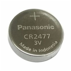 LITHIUM KNAPCELLE 3V/1000mAh CR2477/BN BATTERI 24.5xH7.7mm