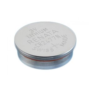 LITHIUM KNAPCELLE 3V/950mAh CR2477N BATTERI 24.5x7.7mm m. KANT