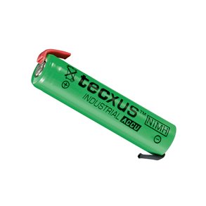 NiMh 1.2V/800mAh 10.5xH44mm m. FLIGE BATTERI