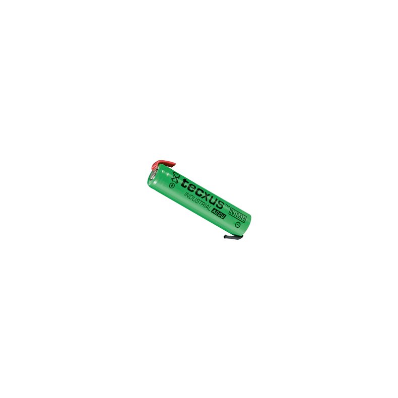 NiMh 1.2V/800mAh 10.5xH44mm m. FLIGE BATTERI