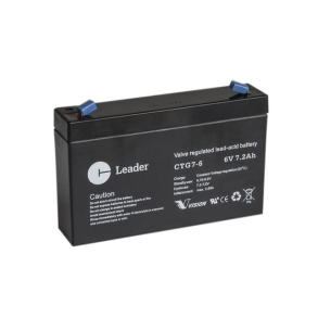 Blyakkumulator 151x34x94mm 6V/7.2Ah vedligeholdelsesfri gele