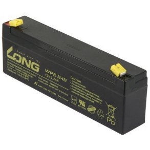 Blyakkumulator 178x60x35mm 12V/2.2Ah vedligeholdelsesfri gele