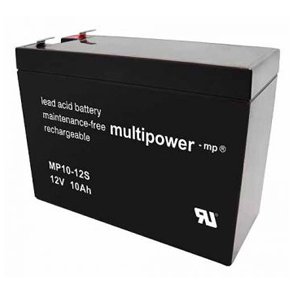 Blyakkumulator 150x65x111mm 12V/10Ah vedligeholdelsesfri gele