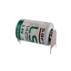 LITHIUM THIONYL 1/2AA 3.6V 750mA m. PRINTSPYD BATTERI