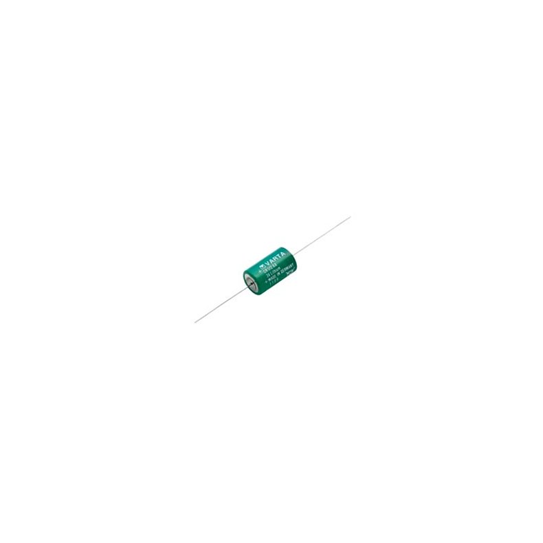 LITHIUM BATTERI 1/2AA 3.0V 25x15mm AXIAL PINDE BATTERI