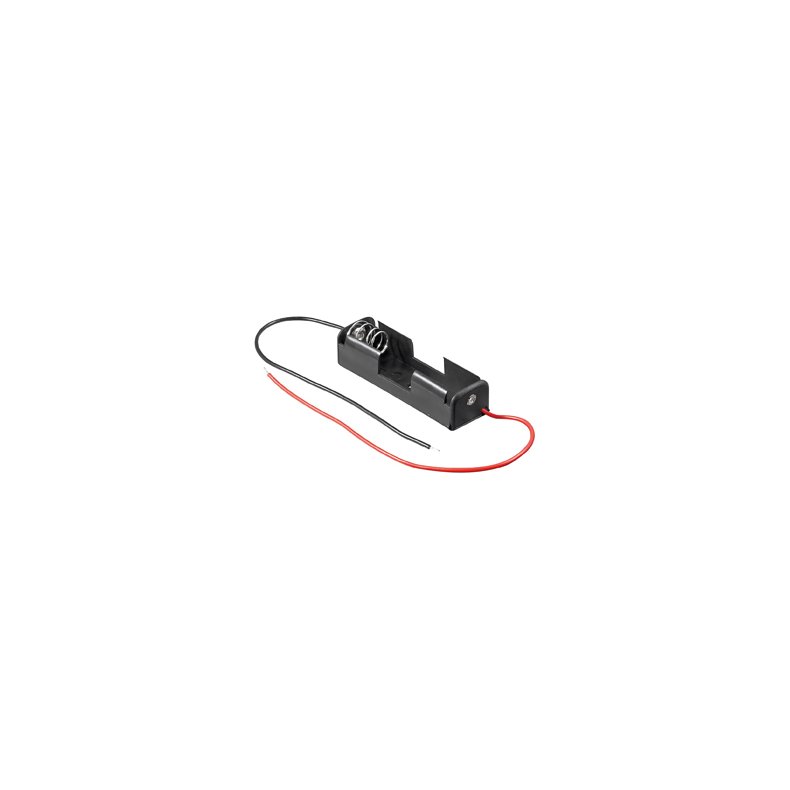 BATTERICONTAINER 1xR6(AA) m. LEDNING