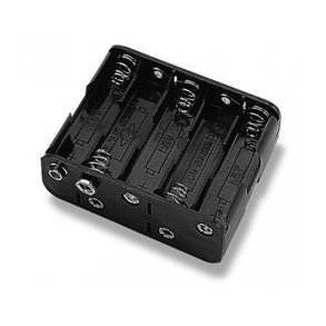 BATTERICONTAINER 10xR6(AA) SNAP TERMINAL