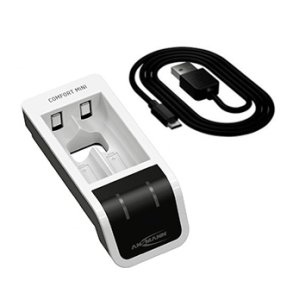 ANSMANN COMFORT MINI BATTERILADER TIL 1-2 AA/AAA NiMH BATTERIER