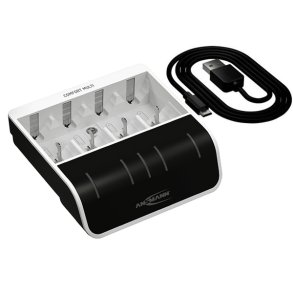 ANSMANN COMFORT MULTI BATTERILADER TIL 1-4 AAA/AA/C/D/9V NiMH BATTERIER