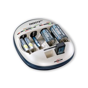 ANSMANN SUPER LADER FOR OP TIL 8 CELLER