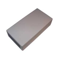 MODULBOKS GR MED SORT ENDELG 131x68x35mm