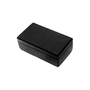 PLASTBOKS SORT 125x70x45mm