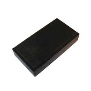 PLASTBOKS SORT 125x67x40mm m. LYDRILLER