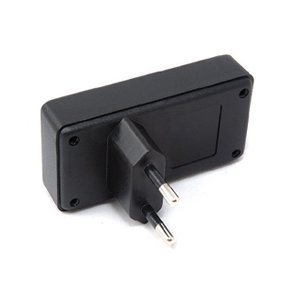 PLASTBOKS m. NETSTIK SORT 78.5x40x21.7mm