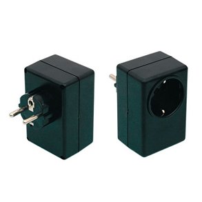 PLASTBOKS SORT m. HAN/HUN NETSTIK