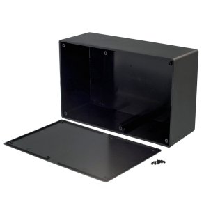 ABS plastboks 217x138x82.2mm sort G1039B