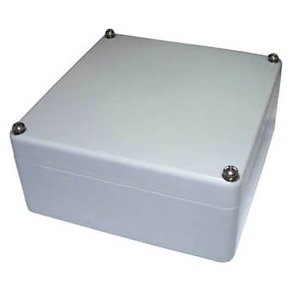 IP65 Plastboks 120x122x55mm Gr. Lukkes med fjederlseskruer.