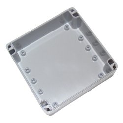 IP65 Plastboks 120x122x55mm Gr. Lukkes med fjederlseskruer.