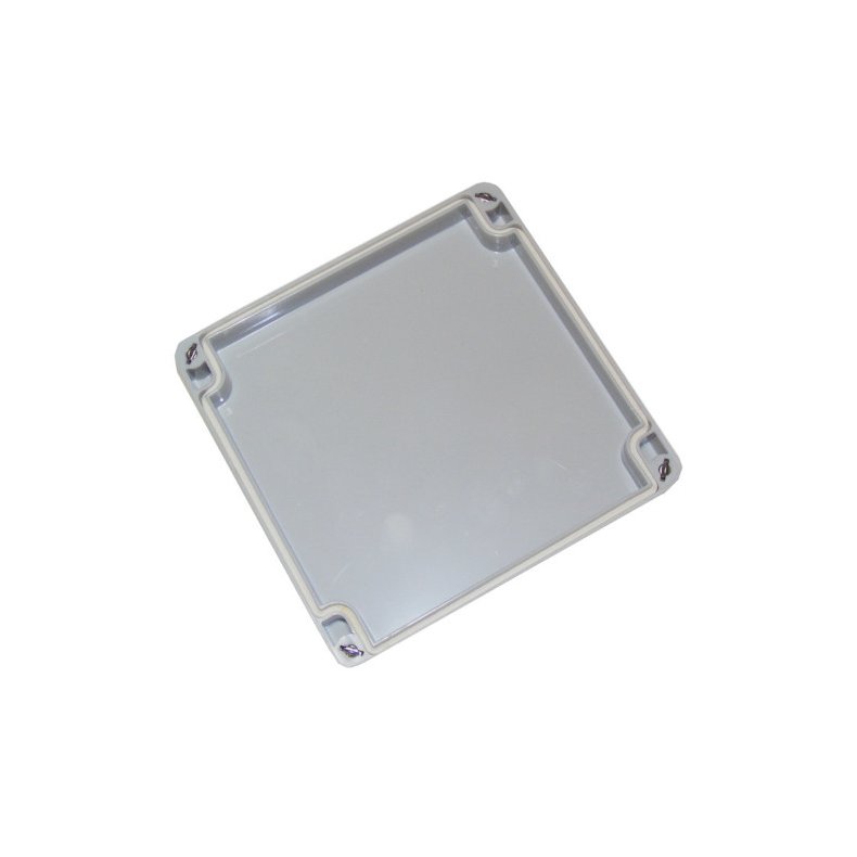 IP65 Plastboks 120x122x55mm Gr. Lukkes med fjederlseskruer.